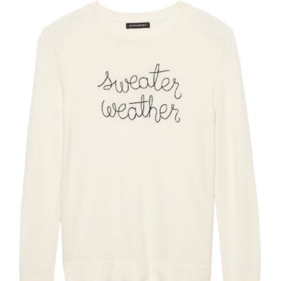 Banana Republic sweater weather italian yarn s NWT - Picture 2 of 8